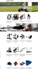 Exercise & Fitness Store – eCommerce Amazon Affiliate/Dropship + Free Hosting