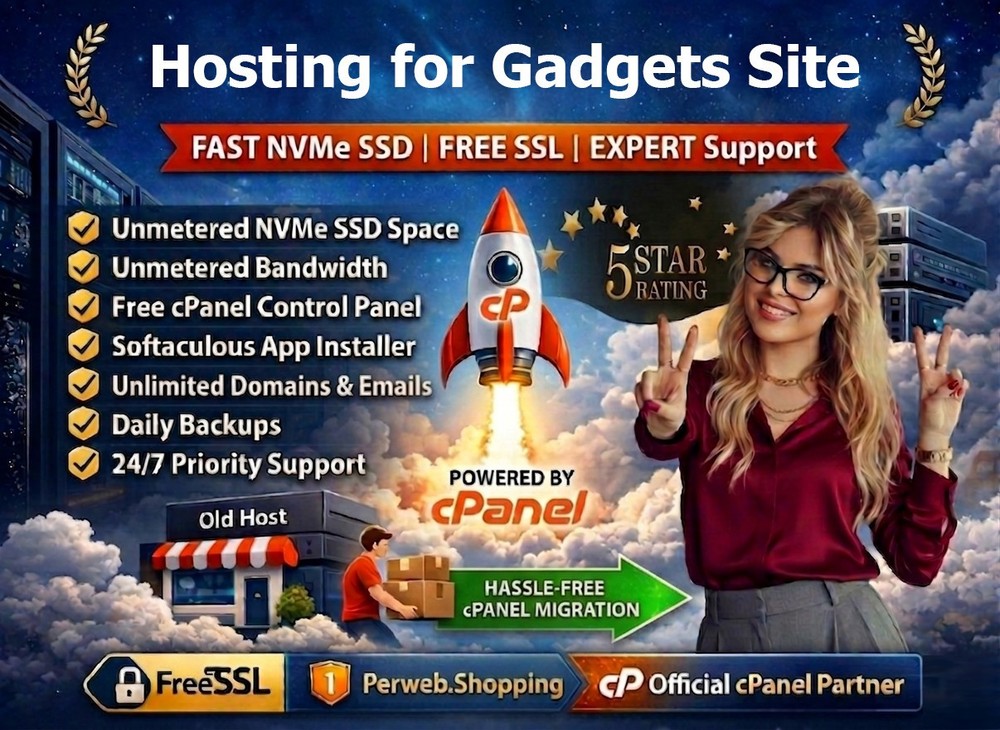 Hosting for Gadgets Site – ⚡ SSD-Powered Unlimited Hosting + 24/7 Help $14.99/Yr