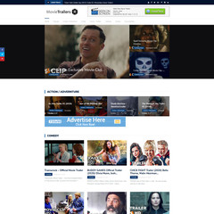 Fully Automated Movie Trailers Video Website