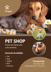 Template Crafted For You-Pet Shop-Furry Friend’s Favorite Spot-Pet Cartoon Logo