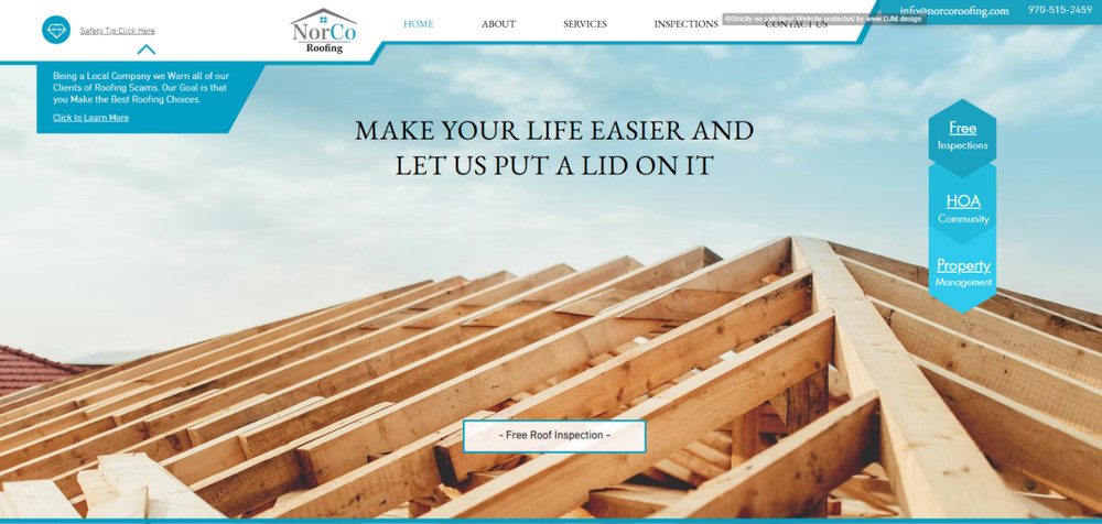 Turnkey Norco Roofing Web Assets For Sale (Wix) + Domain + Website +2500 CRM Ret