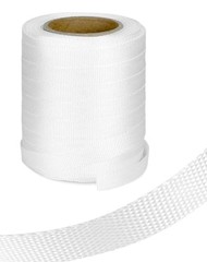 QWORK 3/4″ x 250′ Woven Polyester Cord Strap 2400 lb Strength Packaging Bundling
