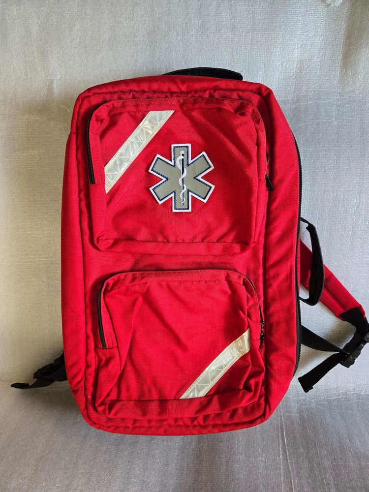 Urban EMS Medical Backpack Red 911-83311WP Made In USA Fieldtex Cases