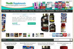 Automated Affiliate Nutrition Store Website Free Installation+Hosting