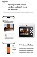 Saika Meng instant camera can take photos and print digital color images