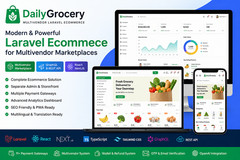 DailyGrocery – Multivendor Laravel Ecommerce | React, NextJS, GraphQL, REST API