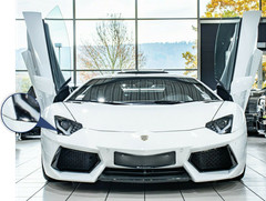 FIT TO LAMBORGHINI AVENTADOR WASHER HEADLIGHT NOZZLE COVER BUMPER LID R470955276