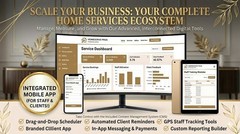 Professional Home Maintenance Website | Admin Panel | Booking & Invoicing System