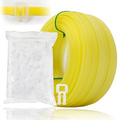 Box Strapping Kit 330ft x 1/2in Polypropylene Strapping with 100 Plastic Buckles