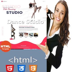 Dancing Studio | Full HTML Website Template – Bootstrap Responsive website