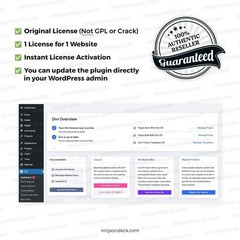 🥷 Divi Theme & Plugin Official License ‒ Lifetime / 1-Year