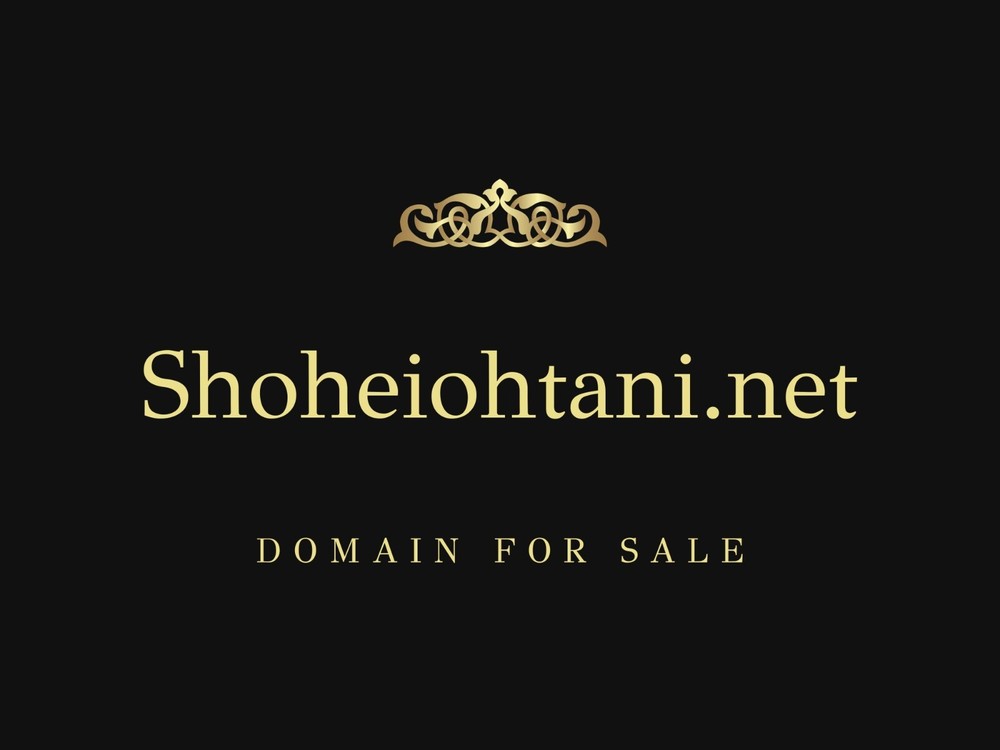 ShoheiOhtani.net – Premium Domain Name Sale – Best Baseball Player of our time!