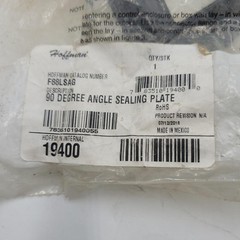 nVent HOFFMAN F88LSAG F10 90 deg Sealing Plate, 8 x 8 in, For Use With NEMA 12