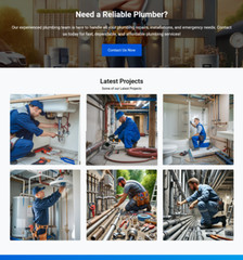 Plumbing Services Business Website | Ready-to-Use Professional Platform