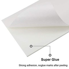 Neoprene Foam Insulation Sheet 1/4″ Thick Adhesive Rubber Roll Soundproof White
