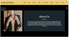 Jewelry Website for Sale Cheap and customizable
