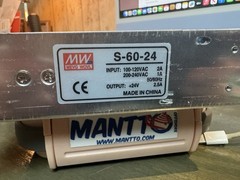 Mean Well MW S-60-24 100-240VAC 2A Out Power Supply