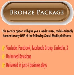 Premium Quality, IMPACTFUL Social Media Banner Design Service