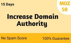 Increase moz domain authority da 40+ in 30 days