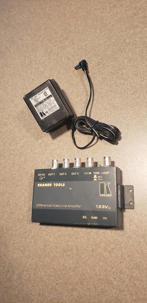Used Kramer Tools 123VXL Differential Video Line Amplifier
