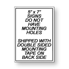 No Trespassing 24 Hour Video Surveillance Police Will Arrest Sign / Decal