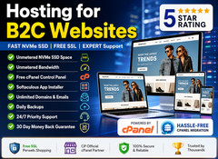 Hosting for B2C Websites – 🚀 Unlimited SSD + FREE SSL + 24×7 Support– $14.99/Yr