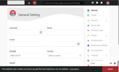 Social Network website Responsive multi language Free Hosting / Complete Setup