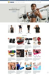 Fitness Gear Accessories Store, Drop Shipping Website + Free Hosting with SSL