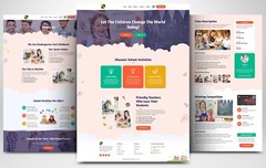CUSTOM PRO WEBSITE FOR KIDS KINDERGARTEN SCHOOL PRESCHOOL NURSERIES CHILDCARE