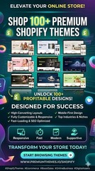 shopify theme 100+ Premium Themes
