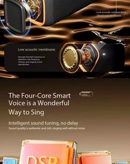 Outdoor Microphone and Speaker All-in-One Wireless Bass Bluetooth Speaker