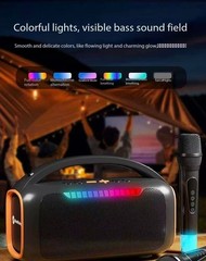 Outdoor Microphone and Speaker All-in-One Wireless Bass Bluetooth Speaker