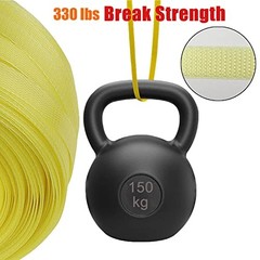 Box Strapping Kit 330ft x 1/2in Polypropylene Strapping with 100 Plastic Buckles