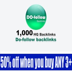 1000 Dofollow Backlinks / SEO Link Building Service (100% Whitehat)