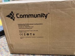 Community D8 8-Inch Ceiling Speaker – MANUAL INCLUDED! ORIGINAL BOX!