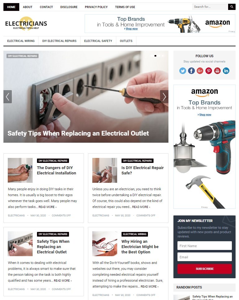DFY ELECTRICIAN WORDPRESS THEME+FREE SETUP PRE-DESIGNED BANNERS AND ADS