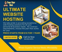 Super Cheap Webhosting works with WordPress & HTML – Special Offer $10.00 a year
