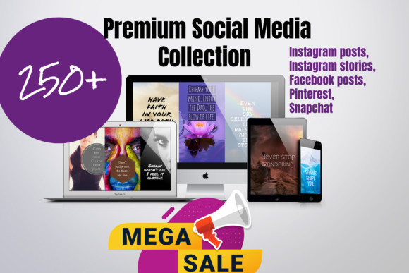 250+ Premium Original Social Media Pack – shipping with email