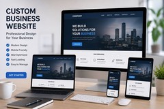 Custom Business Website – Professional Website Design Service