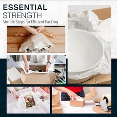 100 Sheets Packing Paper 13×12 Inch Moving Supplies for Fragile Items Glassware