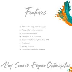 eBay auction/Listing template minimal-1 / ready for 2020 FREE LOGO BANNER DESING