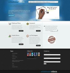 Turnkey White board Video Business Website – Free Hosting+Installation