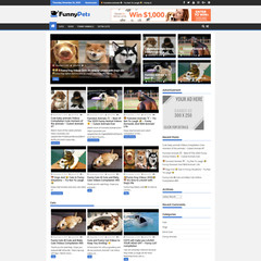 Fully Automated Funny Pets Video Website