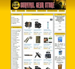 PREPPER SHOP, SURVIVAL GEAR STORE Affiliate Website Amazon Store+Google+Youtube