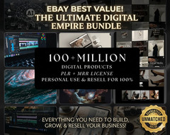 🚀 100+ Million Digital Products | PLR & MRR Mega Bundle