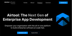 Enterprise App Development Website Template | SaaS Landing Page | Tech Company
