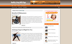 Healthy Living with Yog Niche Blog Website WordPress, Amazon ClickBank Business