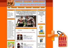 BODY BUILDING & WEIGHT LOSS STORE Affiliate Website Amazon+Google+Dropship