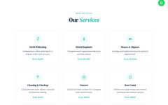 Dental Clinic Website – Professional HTML Landing Page – Medical – Responsive