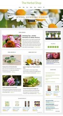[NEW DESIGN] * HERBAL STORE * ecommerce website business for sale AUTO CONTENT